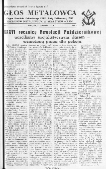 Głos Metalowca : organ Komitetu Zakładowego PZPR, Rady Zakładowej, ZMP Zakładów Metalowych w Skarżysku-Kamiennej, 1953, nr 39