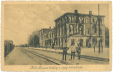 Kielce. Dworzec kolejowy z wojny 1914-16 r.