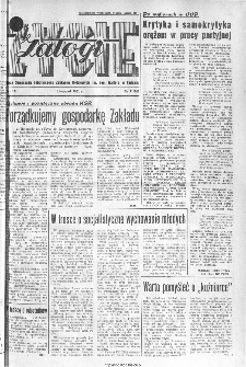 Życie Załogi : organ Samorządu Robotniczego Zakładów Metalowych im. Gen. Waltera w Radomiu, 1961, nr 11