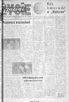 Życie Załogi : organ Samorządu Robotniczego Zakładów Metalowych im. Gen. Waltera w Radomiu, 1969, nr 22