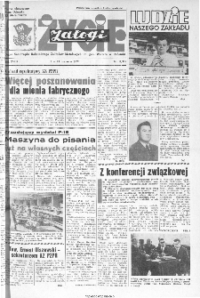 Życie Załogi : organ Samorządu Robotniczego Zakładów Metalowych im. Gen. Waltera w Radomiu, 1972, nr 11