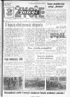 Życie Załogi : organ Samorządu Robotniczego Zakładów Metalowych im. Gen. Waltera w Radomiu, 1974, nr 9