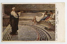 H. Sienkiewicz: "Quo Vadis" : Apostoł Paweł rozprawia z Petroniuszem o religji w domu Winicjusza