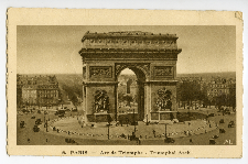 Paris. Arc de Triomphe.