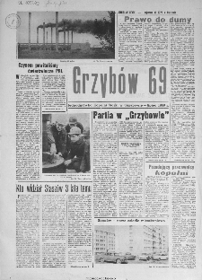 Grzybów 69: jednodniówka Kopalni Siarki w Grzybowie - lipiec 1969