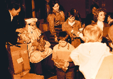 Zabawa choinkowa dla dzieci w Wojewódzkim Domu Kultury 1979