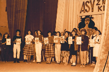 Finał konkursu „Asy z naszej klasy”. Kielce 1986