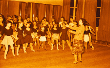 Małe Kielczanki zajęcia taneczne 1984