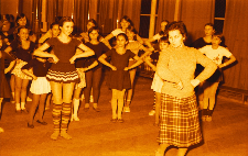 Małe Kielczanki zajęcia taneczne 1984