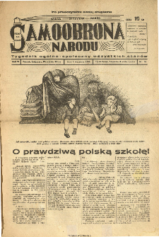 Samoobrona Narodu : tygodnik ogólno-społeczny wszystkich stanów : Poznań, Kalisz, Łódź [...], 1938, nr 36