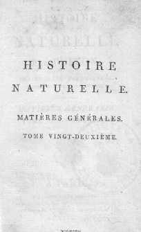 Histoire Naturelle Des Poissons [...] T. 22.