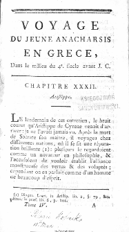 Voyage Du Jeune Anacharsis En Grece : Dans Le Milieu Du Quatrieme Siecle Avant L`Ere Vulgaire. T. 4.