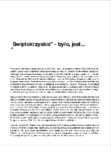 Świętokrzyskie - Środowisko, Dziedzictwo Kulturowe, Edukacja Regionalna, nr 34 (38)