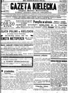 Gazeta Kielecka, 1919, R.50, nr 4