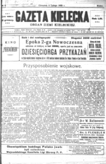 Gazeta Kielecka, 1925, R.56, nr 1