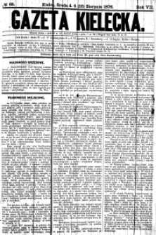 Gazeta Kielecka, 1876, R.7, nr 35