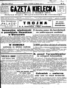 Kalendarz wydawnictwa Gazety Kieleckiej na rok 1931
