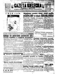 Gazeta Kielecka, 1936, R.67, nr 1