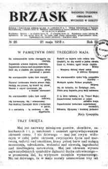 Brzask. Radomski Tygodnik Obrazkowy 1918, R.3, nr 22-23