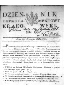 Dziennik Departamentowy Krakowski 1815