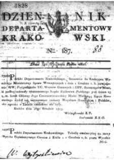 Dziennik Departamentowy Krakowski 1816