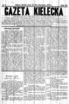 Gazeta Kielecka, 1878, R.9, nr 69