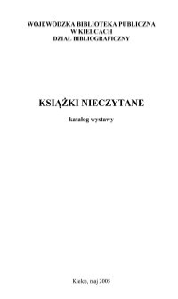 Książki nieczytane : katalog wystawy