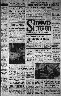Słowo Ludu : organ Komitetu Wojew&oacute;dzkiego Polskiej Zjednoczonej Partii Robotniczej, 1984, R.XXXV, nr 307