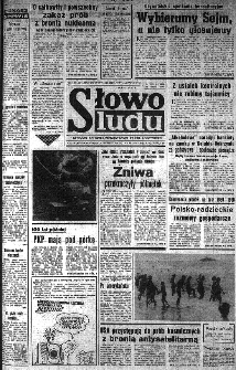 Słowo Ludu : organ Komitetu Wojew&oacute;dzkiego Polskiej Zjednoczonej Partii Robotniczej, 1985, R.XXXVI, nr 195
