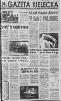 Gazeta Kielecka: 24 godziny, 1992, R.4, nr 8
