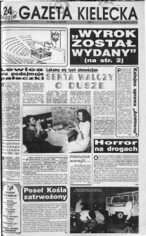 Gazeta Kielecka: 24 godziny, 1992, R.4, nr 24