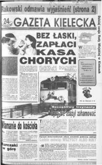 Gazeta Kielecka: 24 godziny, 1992, R.4, nr 56