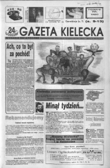 Gazeta Kielecka: 24 godziny, 1992, R.4, nr 85