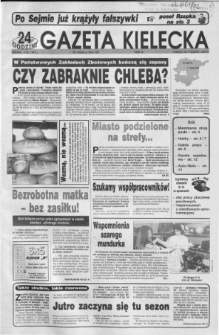 Gazeta Kielecka: 24 godziny, 1992, R.4, nr 112