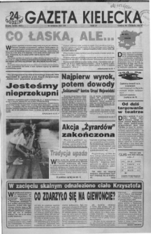 Gazeta Kielecka: 24 godziny, 1992, R.4, nr 122