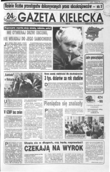 Gazeta Kielecka: 24 godziny, 1992, R.4, nr 158