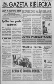 Gazeta Kielecka: 24 godziny, 1992, R.4, nr 208