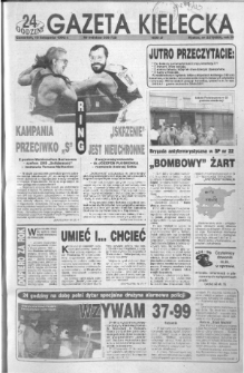 Gazeta Kielecka: 24 godziny, 1992, R.4, nr 227