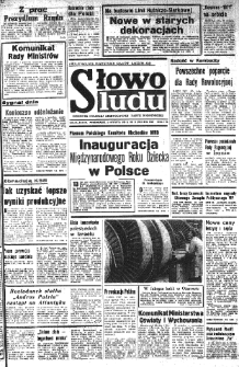 Słowo Ludu : organ Komitetu Wojew&oacute;dzkiego Polskiej Zjednoczonej Partii Robotniczej, 1979 R.XXX, nr 10