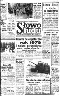 Słowo Ludu : organ Komitetu Wojew&oacute;dzkiego Polskiej Zjednoczonej Partii Robotniczej, 1979 R.XXX, nr 178
