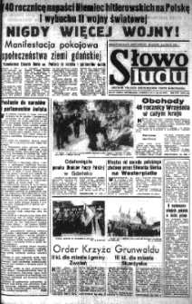 Słowo Ludu : organ Komitetu Wojew&oacute;dzkiego Polskiej Zjednoczonej Partii Robotniczej, 1979 R.XXX, nr 198