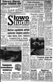 Słowo Ludu : organ Komitetu Wojew&oacute;dzkiego Polskiej Zjednoczonej Partii Robotniczej, 1979 R.XXX, nr 236