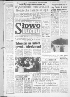 Słowo Ludu : dziennik Polskiej Zjednoczonej Partii Robotniczej, 1986 R.XXXVII, nr 1