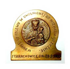 W dniu I-go odlewu w uwolnionej od Niemców ojczyźnie, Starachowice dn. 28-3-1945 Matka Boska Częstochowska