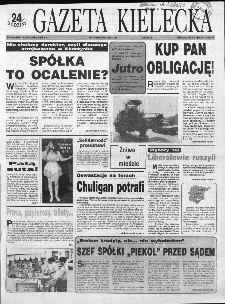 Gazeta Kielecka: 24 godziny, 1993, R.5, nr 151