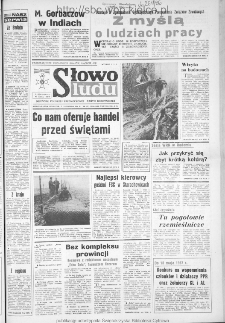 Słowo Ludu : dziennik Polskiej Zjednoczonej Partii Robotniczej, 1986 R.XXXVII, nr 277