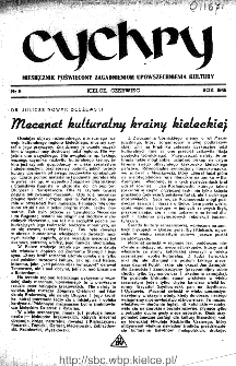 Cychry : pismo poświęcone zagadnieniom upowszechniania kultury 1946, nr 6