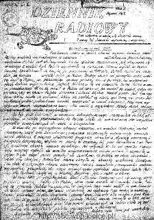 Dziennik Radiowy 1942, nr 1