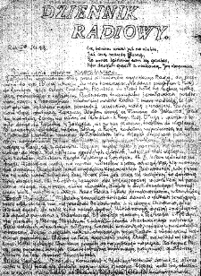 Dziennik Radiowy 1942, nr 88