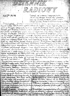 Dziennik Radiowy 1942, nr 89